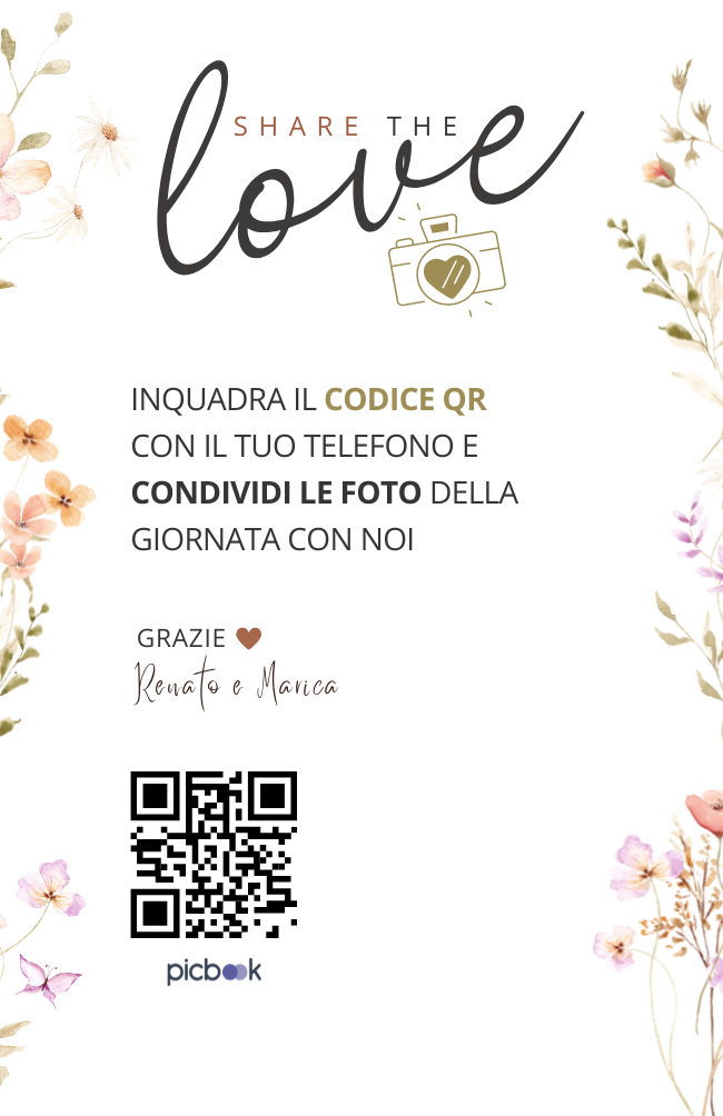 Código QR Canva Marco para mesa 5x7