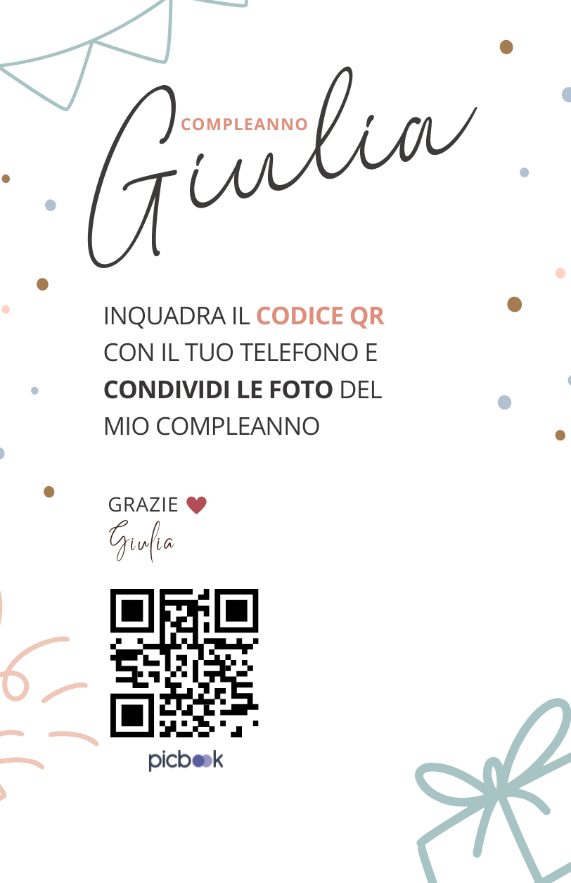 Código QR Canva Marco para mesa 5x7