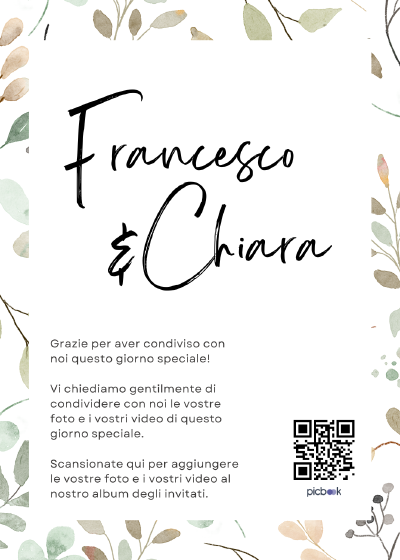 Código QR Canva Marco para mesa 5x7