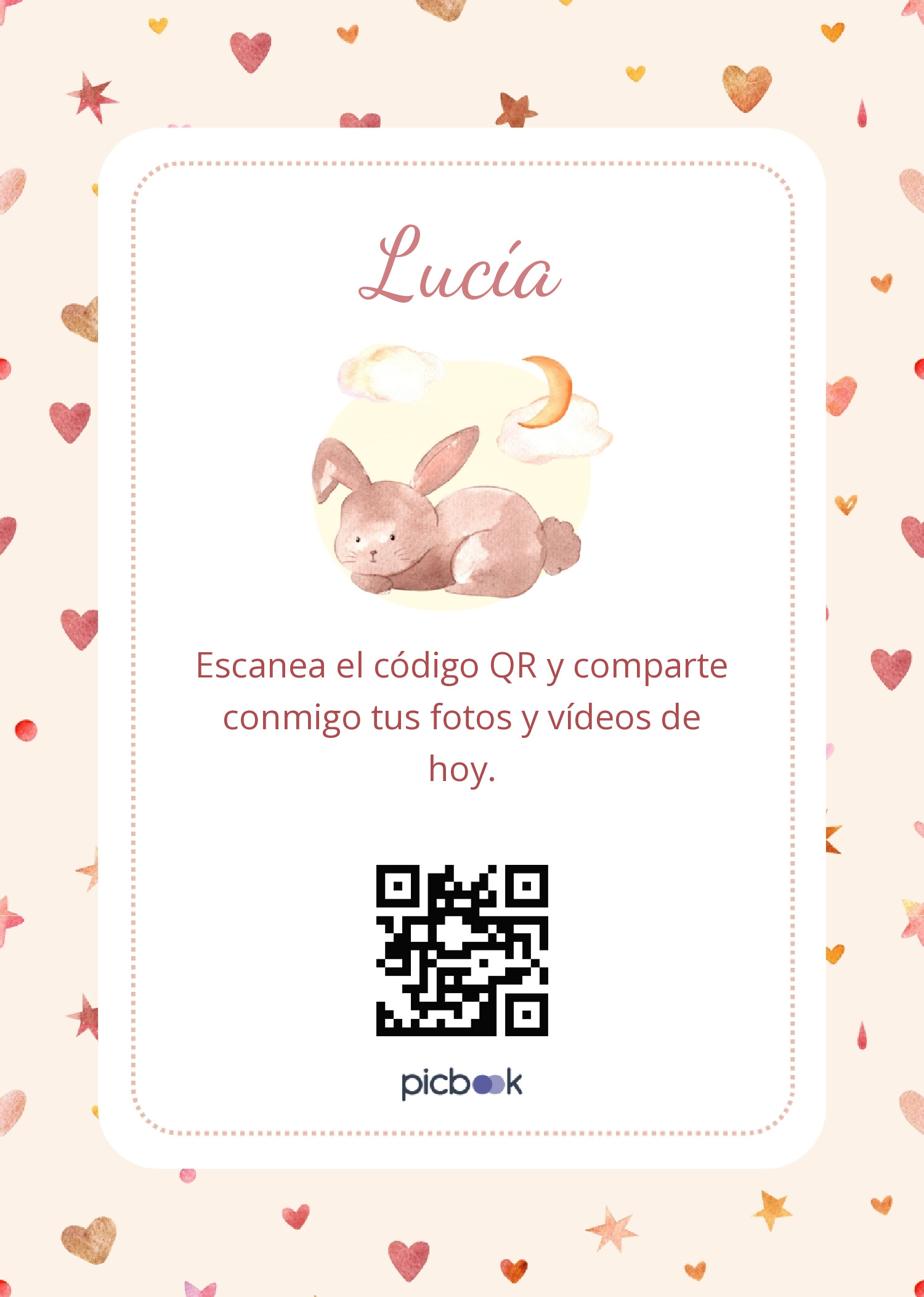 Código QR Marco para mesa 5x7