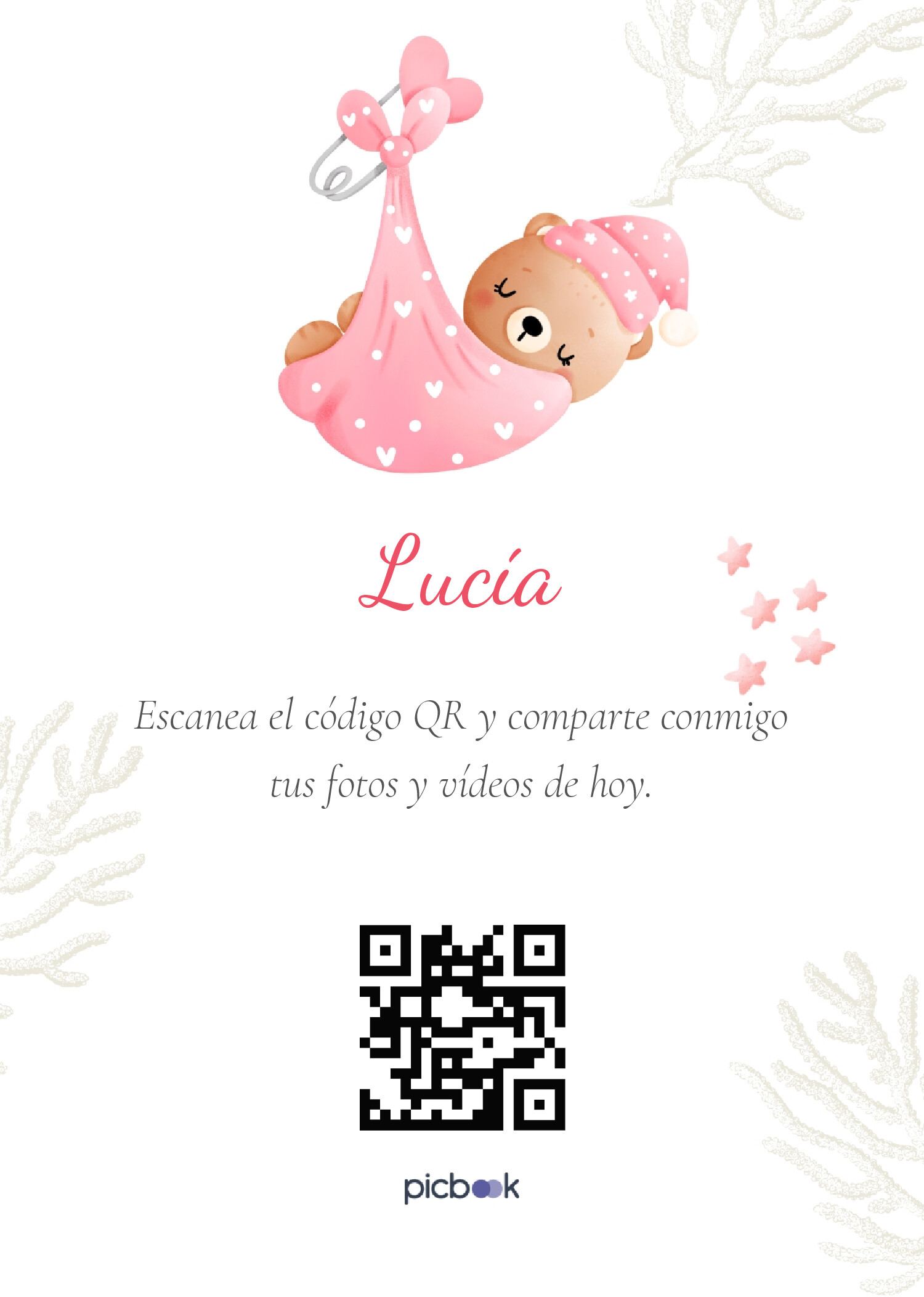 Código QR Marco para mesa 5x7