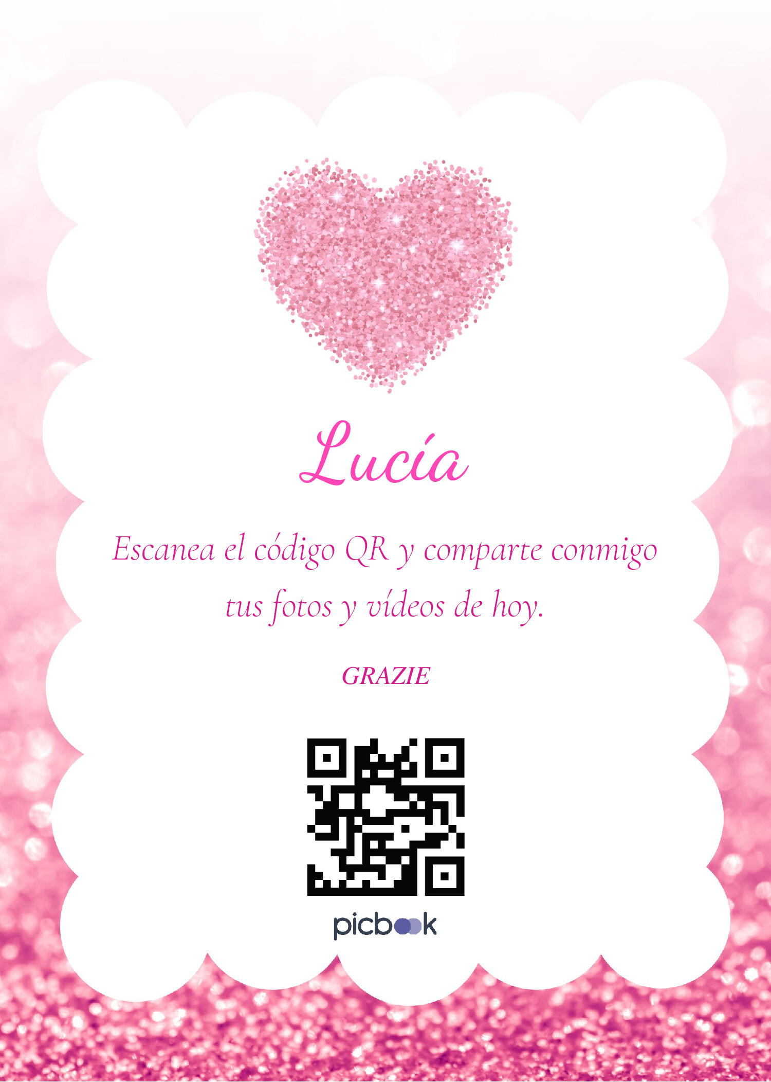 Código QR Marco para mesa 5x7