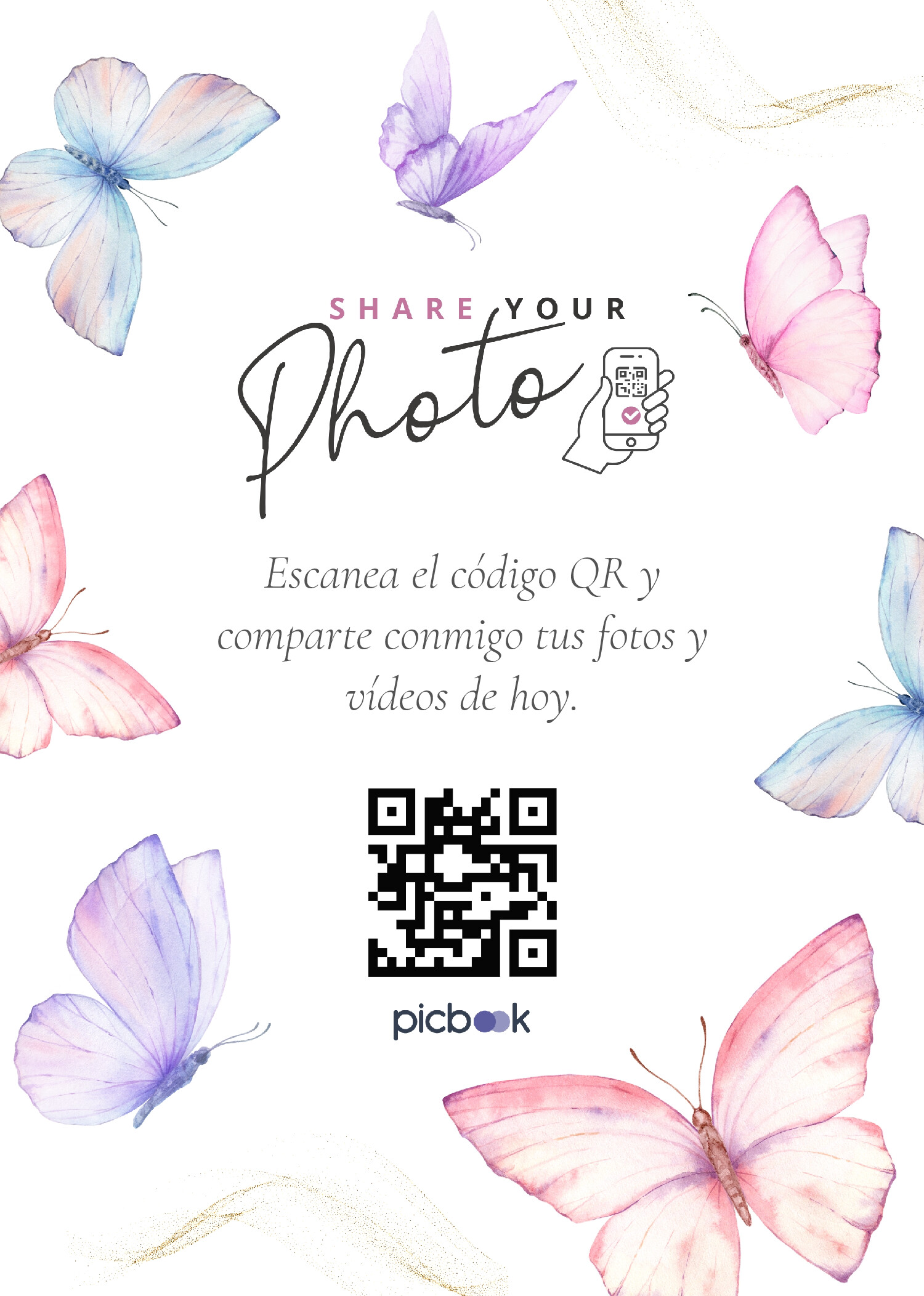 Código QR Marco para mesa 5x7