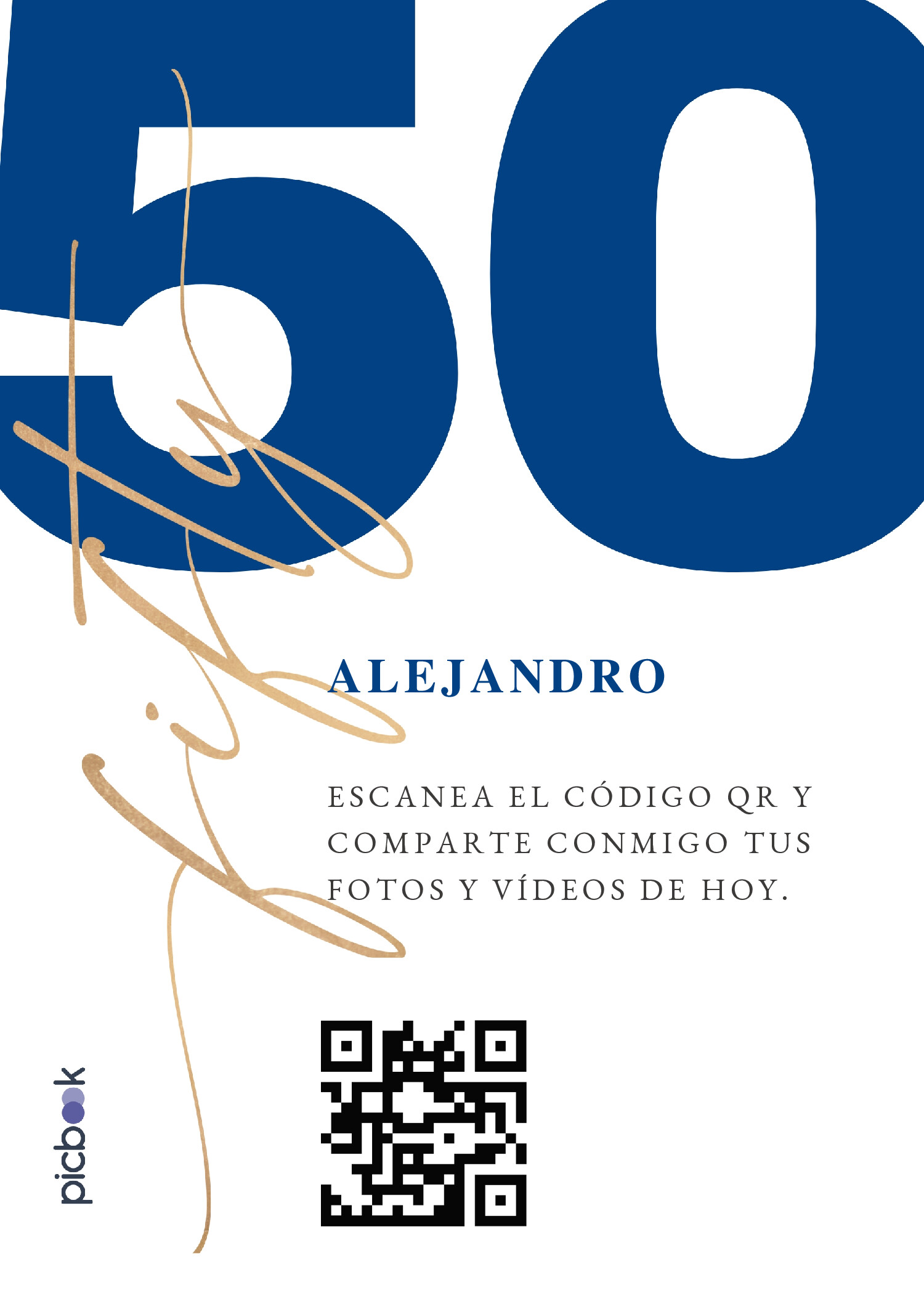 Código QR Marco para mesa 5x7