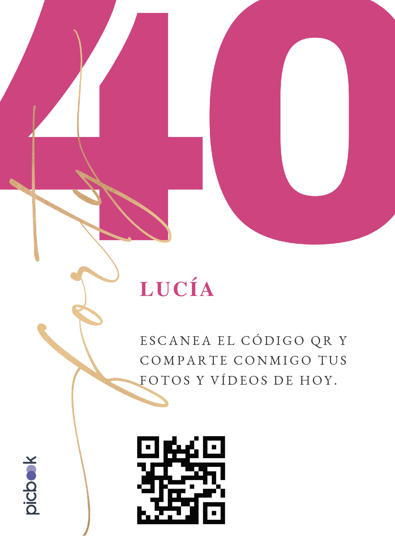 Código QR Marco para mesa 5x7