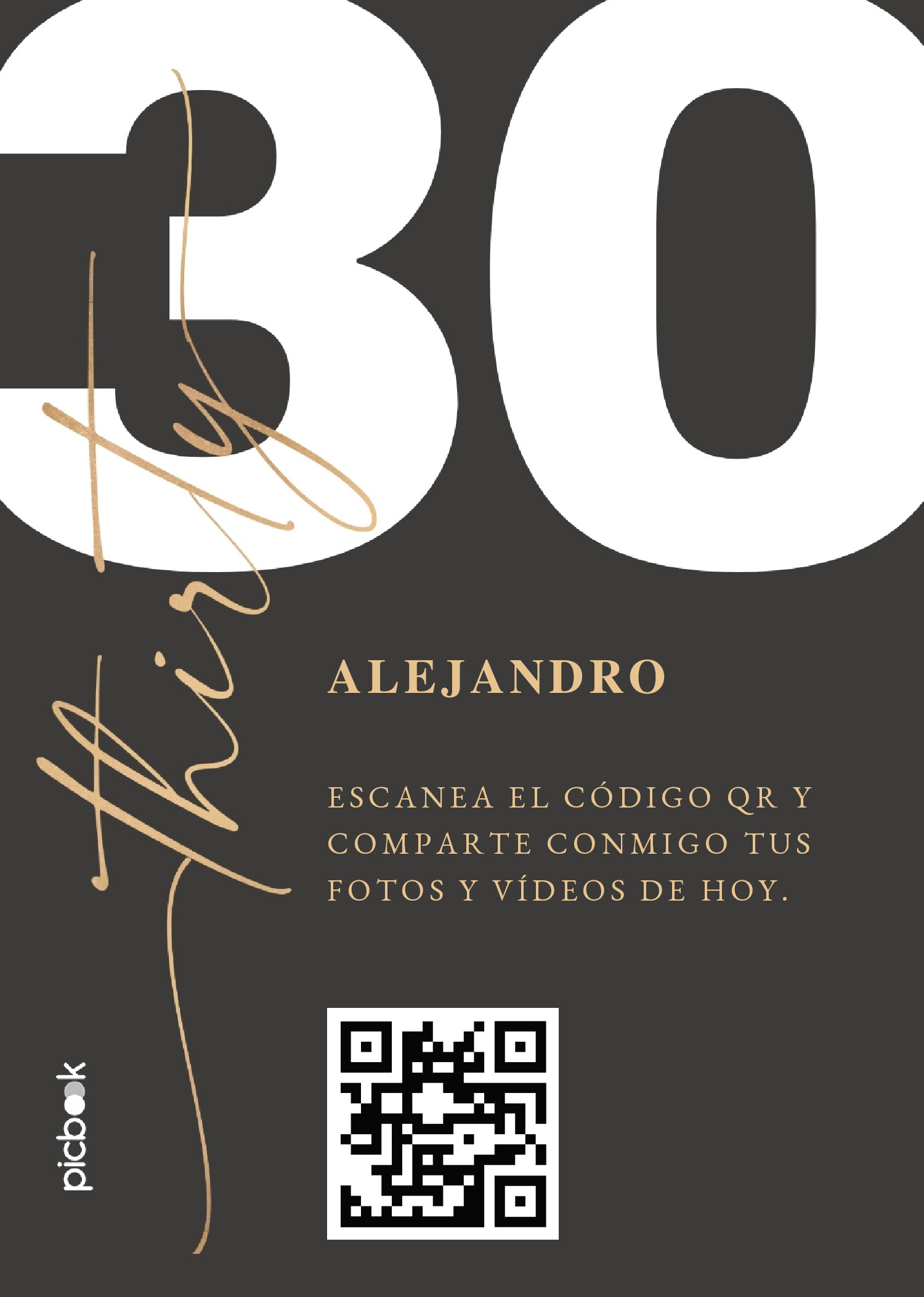 Código QR Marco para mesa 5x7