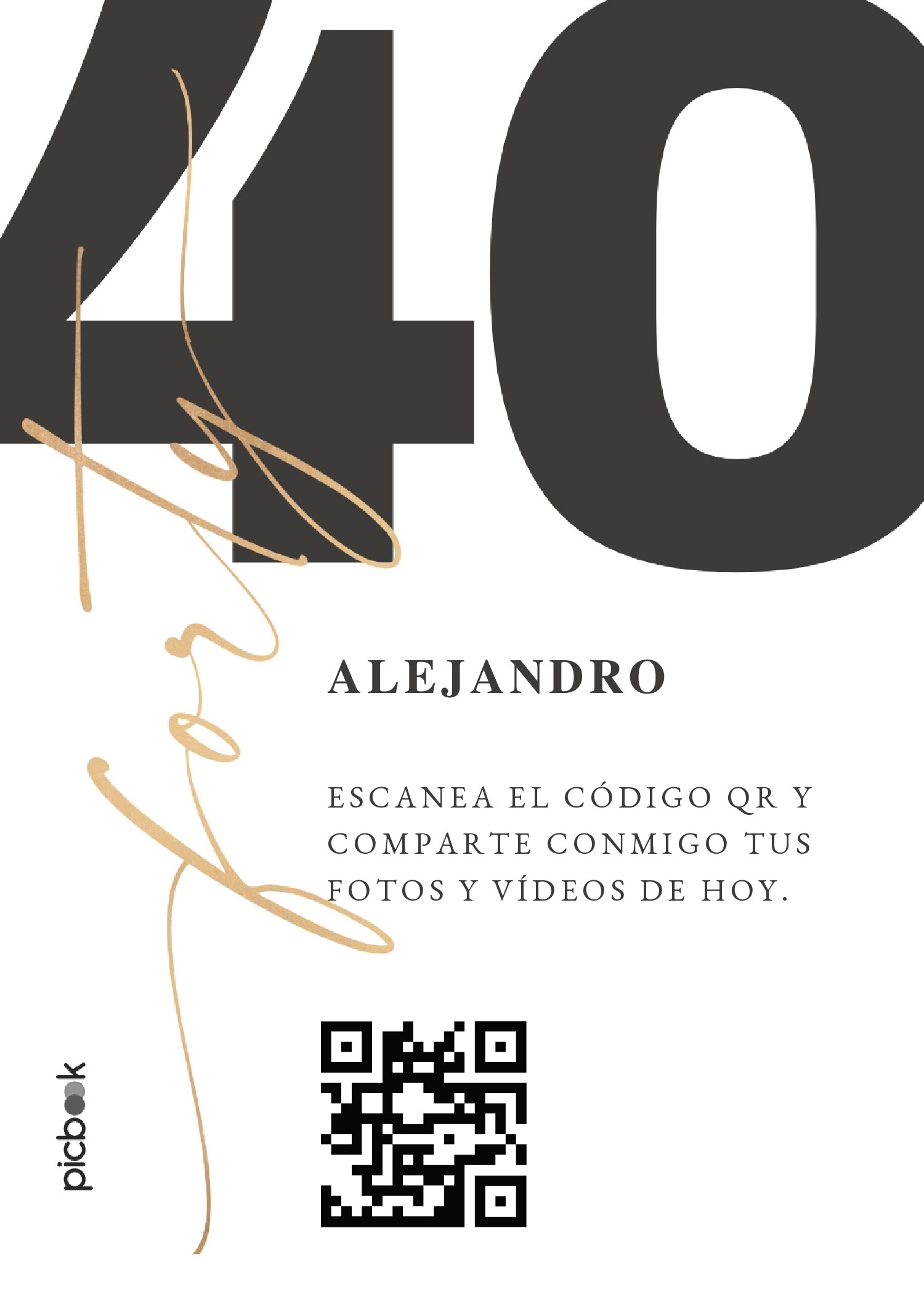 Código QR Marco para mesa 5x7