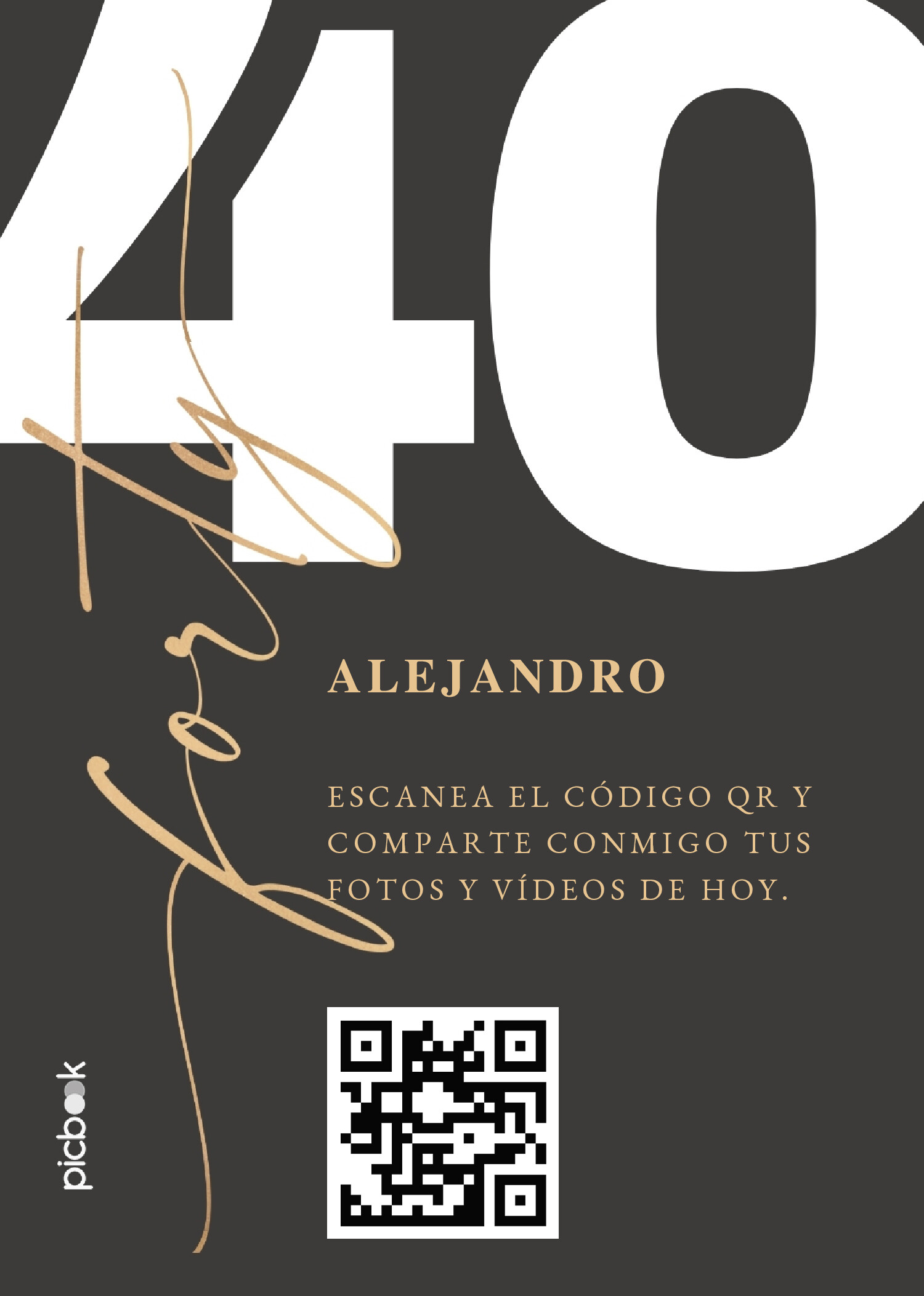 Código QR Marco para mesa 5x7