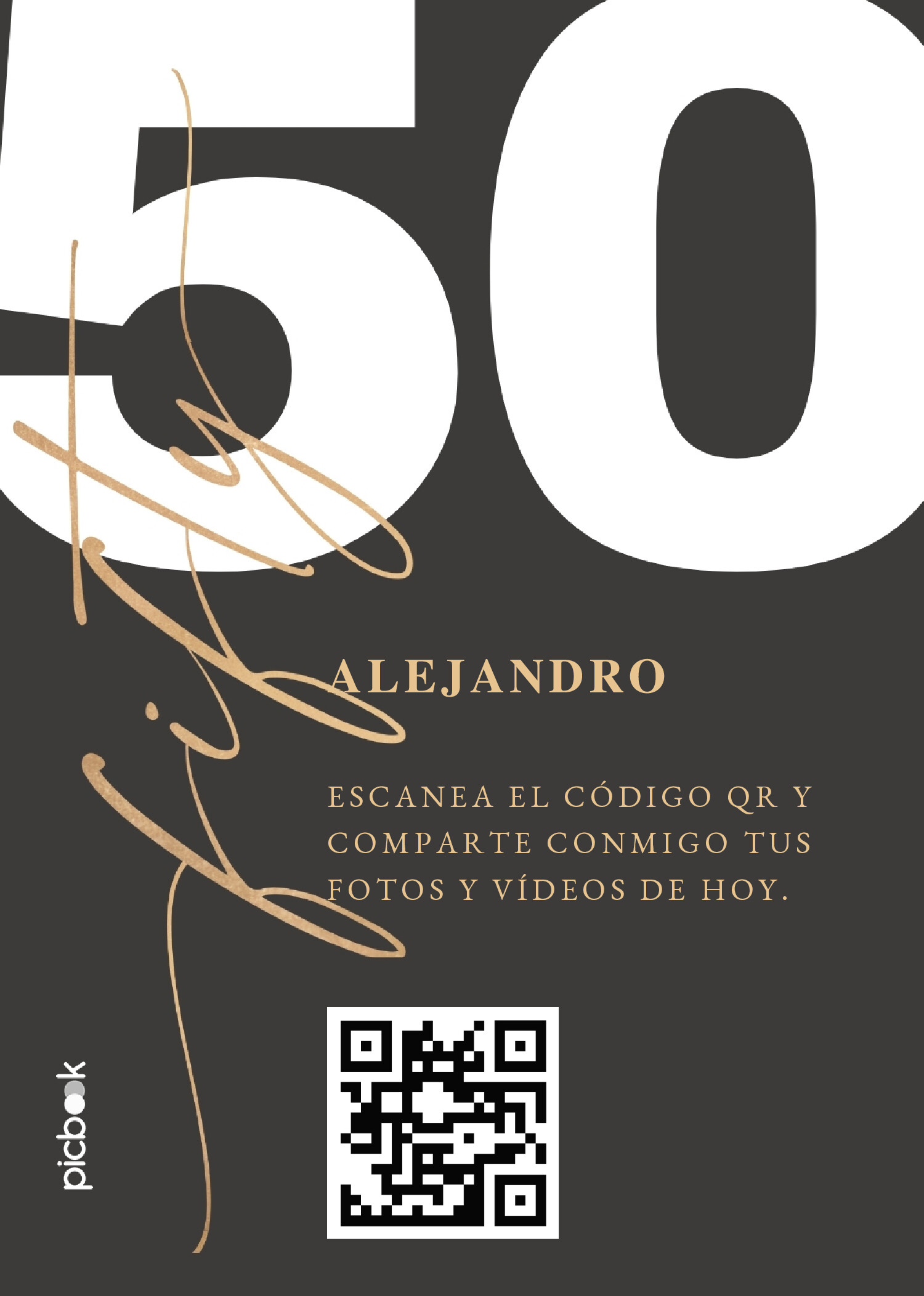 Código QR Marco para mesa 5x7