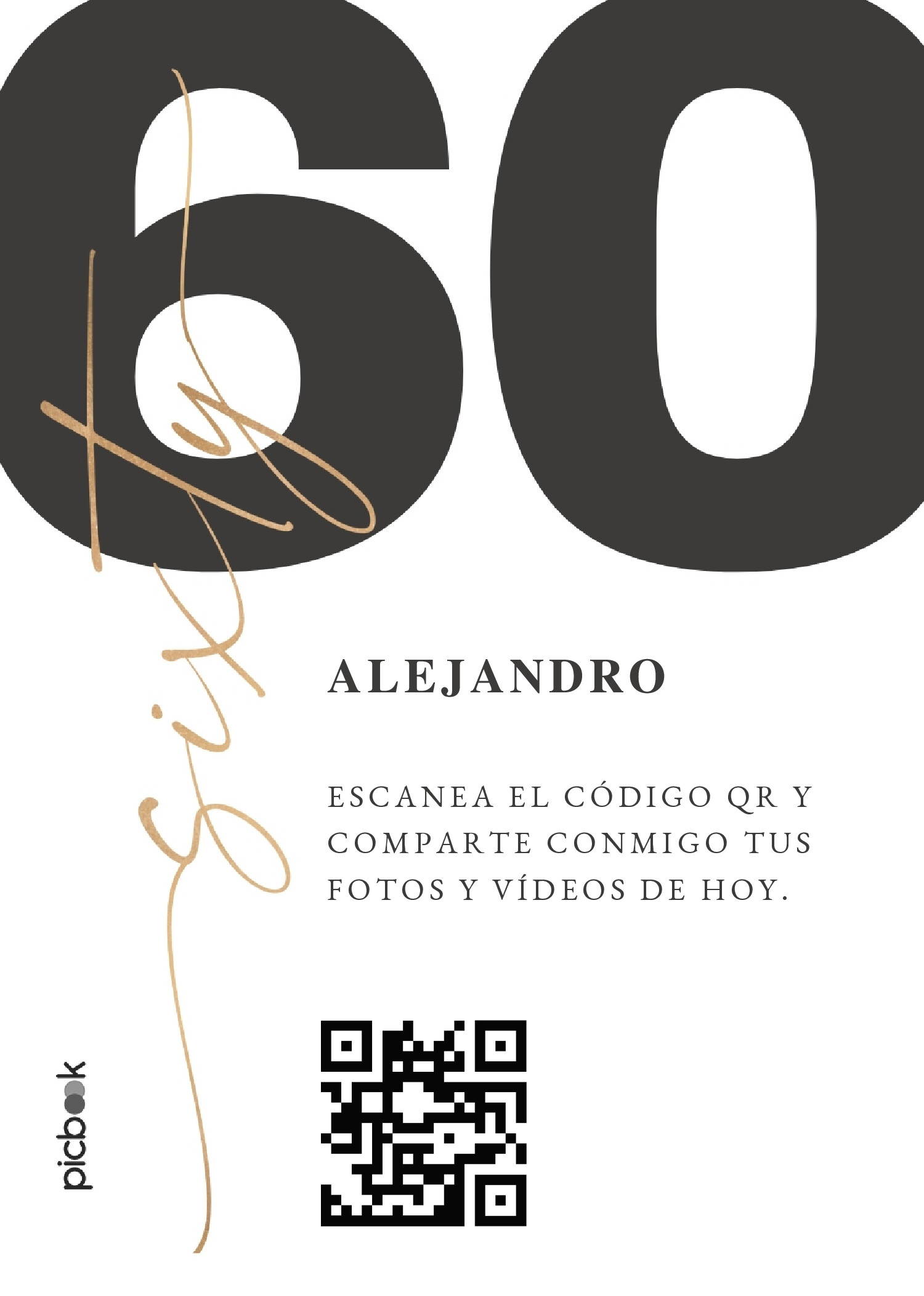 Código QR Marco para mesa 5x7