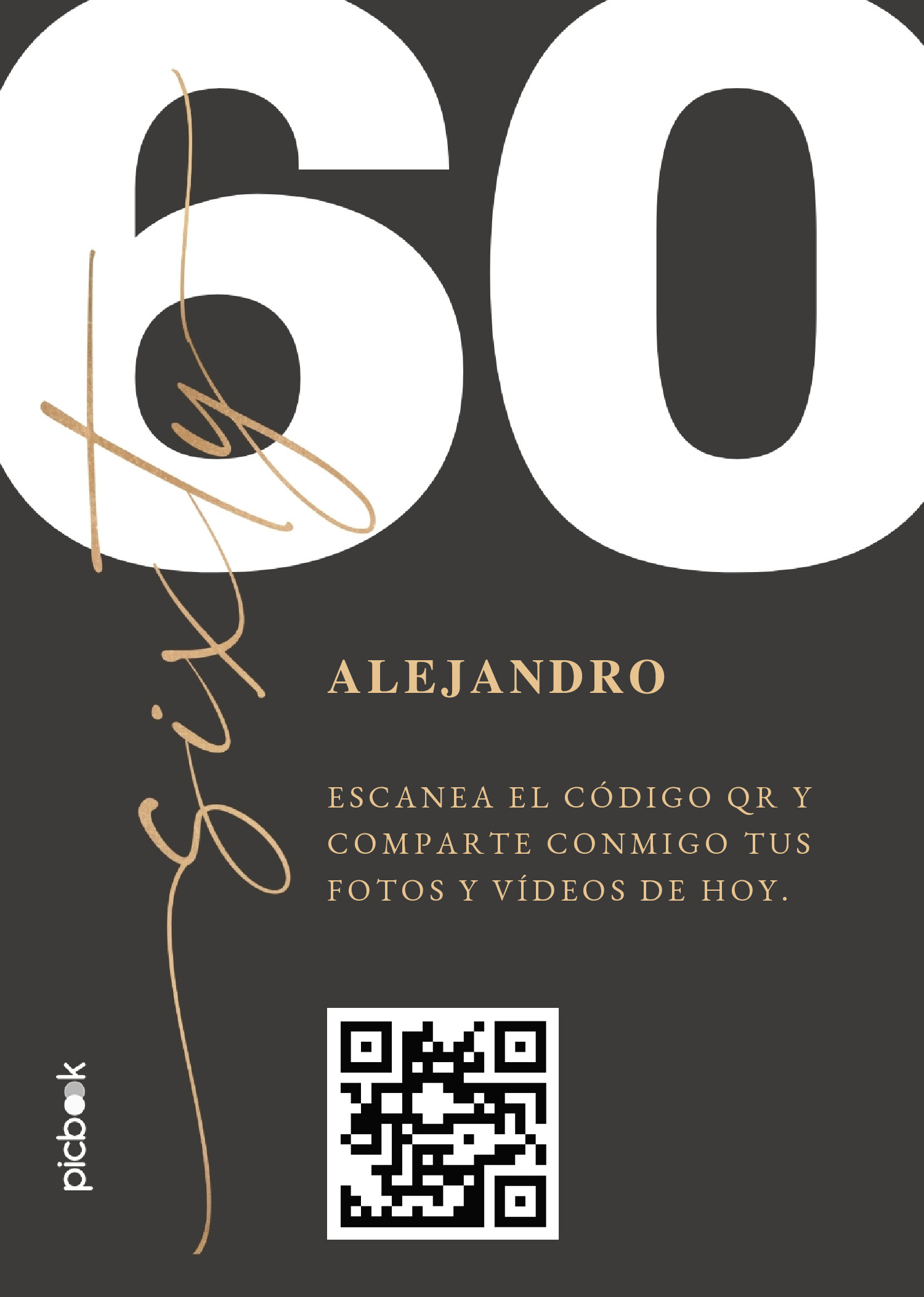 Código QR Marco para mesa 5x7